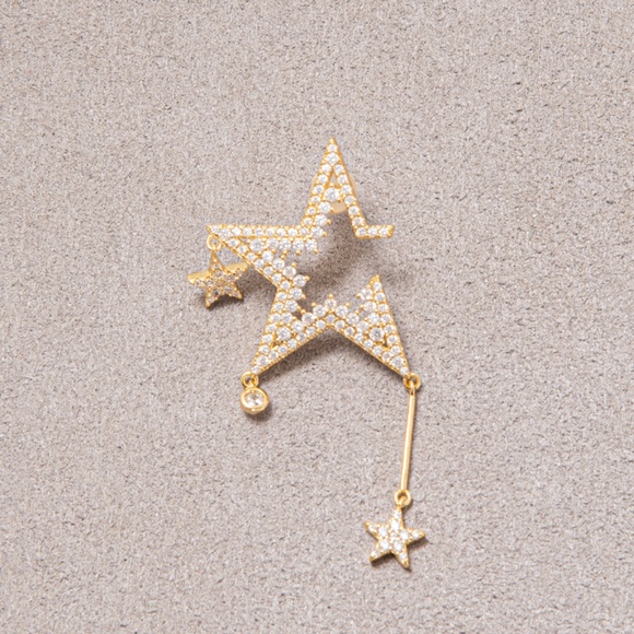 Star and Moon Earring - Picture 6 of 10